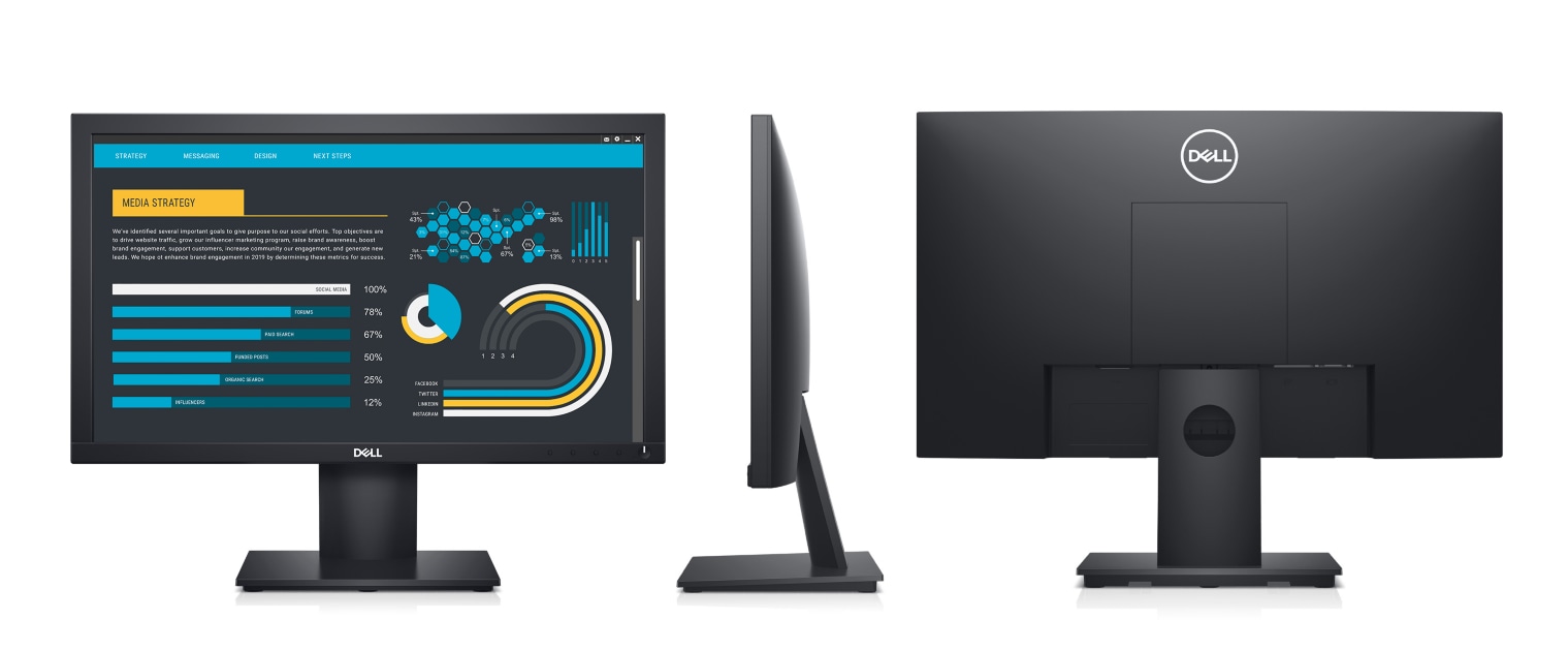 Dell 20 E2020H 19.5-inch 60Hz Small Thin Monitor for Laptop